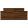 Bed frame with brown oak headboard and footboard 120x190 cm by , Beds and slatted bases - Ref: Foro24-3203781, Price: 149,41 ...