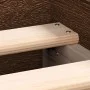 Estructura de cama con cabecero piecero roble marrón 120x190 cm de , Camas y somieres - Ref: Foro24-3203781, Precio: 149,37 €...