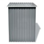 Caseta de jardín de metal 204x132x186 cm gris de vidaXL, Cobertizos - Ref: Foro24-42983, Precio: 217,40 €, Descuento: %