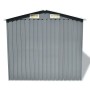Metall-Gartenhaus 204x132x186 cm grau von vidaXL, Schuppen - Ref: Foro24-42983, Preis: 217,40 €, Rabatt: %