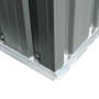 Caseta de jardín de metal 204x132x186 cm gris de vidaXL, Cobertizos - Ref: Foro24-42983, Precio: 217,40 €, Descuento: %