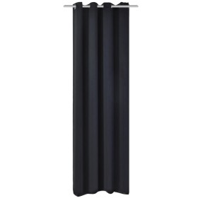 Blackout curtain with metal eyelets 270x245 cm black by vidaXL, Curtains and curtains - Ref: Foro24-132203, Price: 39,71 €, D...