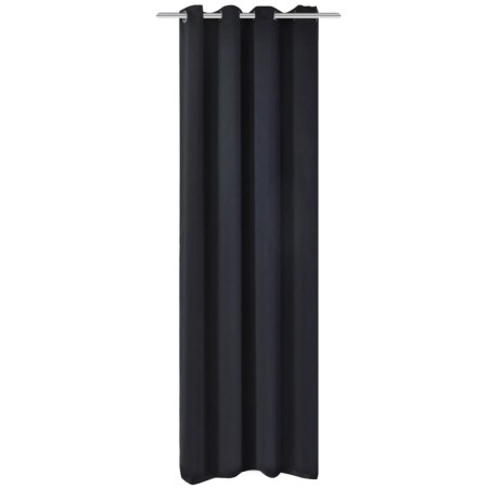 Verdunkelungsvorhang mit Metallösen 270x245 cm schwarz von vidaXL, Vorhänge und Gardinen - Ref: Foro24-132203, Preis: 39,71 €...