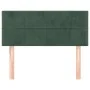 Cabecero de terciopelo verde oscuro 90x5x78/88 cm de , Cabeceros y pies de cama - Ref: Foro24-346029, Precio: 37,93 €, Descue...
