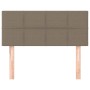 Kopfteil aus taupegrauem Stoff, 90 x 5 x 78/88 cm von , Kopf- und Fußteile - Ref: Foro24-346022, Preis: 31,88 €, Rabatt: %