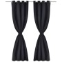Verdunkelungsvorhang mit Metallösen 270x245 cm schwarz von vidaXL, Vorhänge und Gardinen - Ref: Foro24-132203, Preis: 39,71 €...