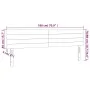 Headboards 2 units of dark gray fabric 90x5x78/88 cm by , Headboards and footboards - Ref: Foro24-346173, Price: 53,24 €, Dis...
