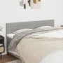 Headboards 2 units of light gray fabric 100x5x78/88 cm by , Headboards and footboards - Ref: Foro24-346186, Price: 51,36 €, D...