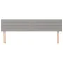 Headboards 2 units of light gray fabric 100x5x78/88 cm by , Headboards and footboards - Ref: Foro24-346186, Price: 51,36 €, D...