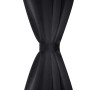 Verdunkelungsvorhang mit Metallösen 270x245 cm schwarz von vidaXL, Vorhänge und Gardinen - Ref: Foro24-132203, Preis: 39,71 €...
