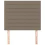 Headboards 2 units of taupe gray fabric 90x5x78/88 cm by , Headboards and footboards - Ref: Foro24-3116458, Price: 69,14 €, D...