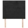 Cabeceros 2 unidades de terciopelo negro 100x5x78/88 cm de , Cabeceros y pies de cama - Ref: Foro24-3116516, Precio: 50,69 €,...