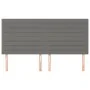 Cabeceros 4 unidades de tela gris oscuro 90x5x78/88 cm de , Cabeceros y pies de cama - Ref: Foro24-3116487, Precio: 97,99 €, ...