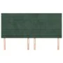 Cabeceros 4 unidades de terciopelo verde oscuro 90x5x78/88 cm de , Cabeceros y pies de cama - Ref: Foro24-3116535, Precio: 12...