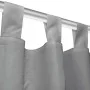 Micro-satin curtains with loops 2 units 140x225 cm gray by vidaXL, Curtains and curtains - Ref: Foro24-132214, Price: 24,20 €...