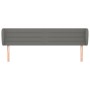 Kopfteil aus dunkelgrauem Stoff, 203 x 23 x 78/88 cm von , Kopf- und Fußteile - Ref: Foro24-3117307, Preis: 73,28 €, Rabatt: %
