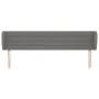 Kopfteil aus dunkelgrauem Stoff, 203 x 23 x 78/88 cm von , Kopf- und Fußteile - Ref: Foro24-3117307, Preis: 76,19 €, Rabatt: %