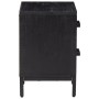 Solid black pine wood bedside table 36x30x45 cm by vidaXL, Nightstands - Ref: Foro24-349912, Price: 92,79 €, Discount: %