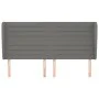 Headboard with dark gray fabric ears 183x23x118/128 cm by , Headboards and footboards - Ref: Foro24-3118111, Price: 114,97 €,...