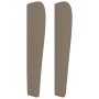 Cabecero con orejas de tela gris taupe 93x23x118/128 cm de , Cabeceros y pies de cama - Ref: Foro24-3118082, Precio: 88,12 €,...
