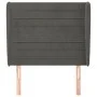 Kopfteil mit dunkelgrauen Samtohren 103x23x118/128 cm von , Kopf- und Fußteile - Ref: Foro24-3118139, Preis: 64,34 €, Rabatt: %