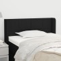 Kopfteil aus schwarzem Stoff, 83 x 16 x 78/88 cm von , Kopf- und Fußteile - Ref: Foro24-3118744, Preis: 41,14 €, Rabatt: %