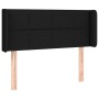 Kopfteil aus schwarzem Stoff, 83 x 16 x 78/88 cm von , Kopf- und Fußteile - Ref: Foro24-3118744, Preis: 41,14 €, Rabatt: %