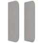 Kopfteil aus hellgrauem Stoff, 203 x 16 x 78/88 cm von , Kopf- und Fußteile - Ref: Foro24-3118930, Preis: 64,90 €, Rabatt: %