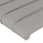 Kopfteil aus hellgrauem Stoff, 203 x 16 x 78/88 cm von , Kopf- und Fußteile - Ref: Foro24-3118930, Preis: 64,90 €, Rabatt: %