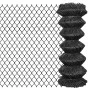 Gray steel wire mesh fence 25x1 m by vidaXL, fence panels - Ref: Foro24-142429, Price: 85,81 €, Discount: %