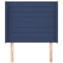 Kopfteil mit blauen Stoffohren 103x16x118/128 cm von , Kopf- und Fußteile - Ref: Foro24-3119716, Preis: 74,29 €, Rabatt: %