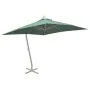 Hanging umbrella with aluminum pole 300x300 cm green by vidaXL, Umbrellas - Ref: Foro24-42973, Price: 226,60 €, Discount: %
