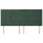 Kopfteil mit dunkelgrünen Samtohren 203x16x118/128cm von , Kopf- und Fußteile - Ref: Foro24-3119789, Preis: 132,02 €, Rabatt: %