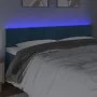 LED-Kopfteil aus dunkelblauem Samt, 200 x 5 x 78/88 cm von , Kopf- und Fußteile - Ref: Foro24-3121822, Preis: 62,44 €, Rabatt: %