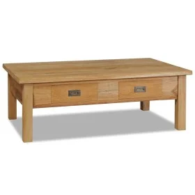 Mesa de centro madera de teca maciza 100x60x35 cm by vidaXL, Coffee table - Ref: Foro24-244483, Price: 212,23 €, Discount: %