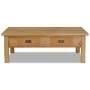 Massiver Teakholz-Couchtisch 100x60x35 cm von vidaXL, Couchtisch - Ref: Foro24-244483, Preis: 193,95 €, Rabatt: %
