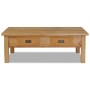 Mesa de centro madera de teca maciza 100x60x35 cm by vidaXL, Coffee table - Ref: Foro24-244483, Price: 211,76 €, Discount: %
