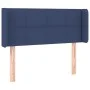 Cabecero con LED de tela azul 93x16x78/88 cm de , Cabeceros y pies de cama - Ref: Foro24-3123224, Precio: 56,62 €, Descuento: %
