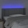 Light gray fabric headboard with LED 93x16x78/88 cm by , Headboards and footboards - Ref: Foro24-3123218, Price: 55,45 €, Dis...