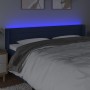 Kopfteil aus blauem Stoff mit LED 203x16x78/88 cm von , Kopf- und Fußteile - Ref: Foro24-3123404, Preis: 78,06 €, Rabatt: %