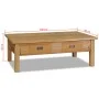 Massiver Teakholz-Couchtisch 100x60x35 cm von vidaXL, Couchtisch - Ref: Foro24-244483, Preis: 193,95 €, Rabatt: %