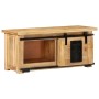 Mueble para TV madera maciza de mango 90x35x40 cm