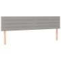 Box spring bed with light gray fabric mattress 180x200 cm by , Beds and slatted bases - Ref: Foro24-3126341, Price: 550,85 €,...