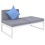 4-piece garden furniture set with aluminum and WPC cushions by vidaXL, Garden sets - Ref: Foro24-42867, Price: 661,36 €, Disc...