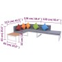 4-teiliges Gartenmöbel-Set mit Aluminium- und WPC-Kissen von vidaXL, Gartensets - Ref: Foro24-42867, Preis: 614,72 €, Rabatt: %