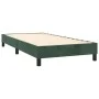 Box spring bed with dark green velvet mattress 90x200 cm by , Beds and slatted bases - Ref: Foro24-3130940, Price: 313,28 €, ...