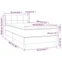 Boxspringbett mit dunkelgrüner Samtmatratze 90x200 cm von , Betten und Lattenroste - Ref: Foro24-3130940, Preis: 313,28 €, Ra...