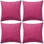 Cojines para exteriores 45x45 cm rosa 4 unidades de vidaXL, Cojines - Ref: Foro24-132295, Precio: 69,30 €, Descuento: %