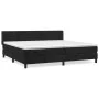 Box spring bed with black velvet mattress 200x200 cm by , Beds and slatted bases - Ref: Foro24-3131041, Price: 569,78 €, Disc...