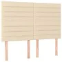 Box spring bed with cream fabric mattress 140x190 cm by , Beds and slatted bases - Ref: Foro24-3131510, Price: 491,83 €, Disc...